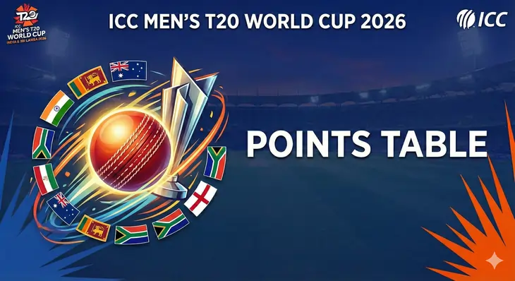 T20 World Cup 2026 Points Table