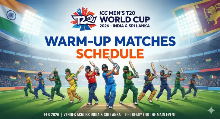 T20 World Cup 2026 Warm Up Matches Date