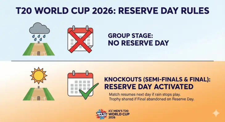 Reserve Day Rules for T20 World Cup