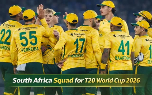 T20 World Cup 2026 South Africa Squad
