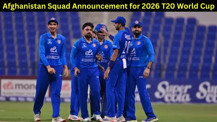 Afghanistan Squad for T20 World Cup 2026